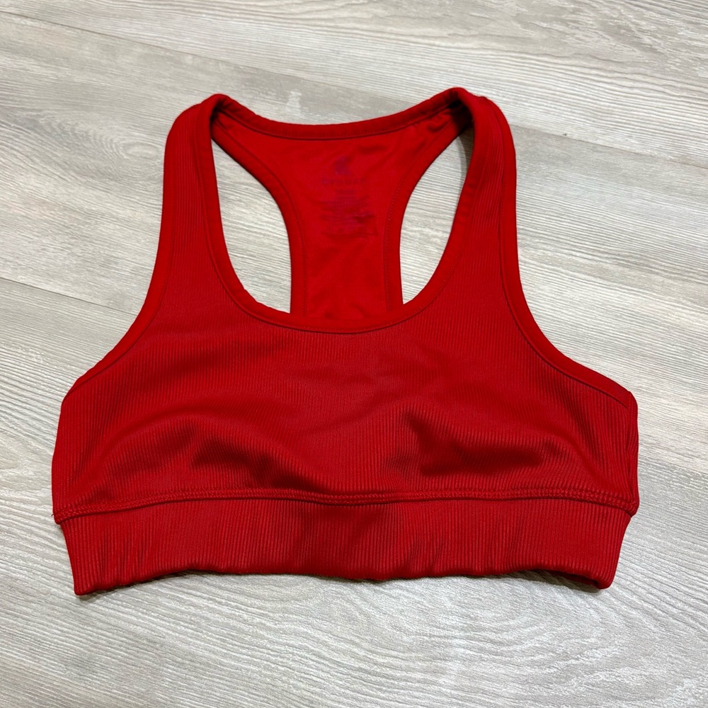 ✨$8 CLEAR-OUT✨ Kyodan Sporty Workout Athletic Racerback Sports Bra Top Red